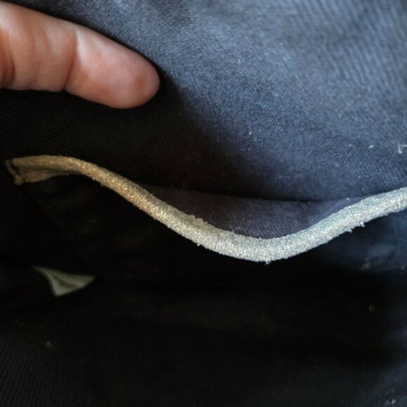 Madewell Purse Metallic Sand Simple Circle Crossbody Bag Preppy Party - Picture 9 of 14